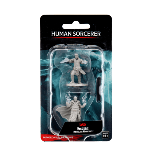 Figurines D&D - Humain Sorcier - La Ribouldingue