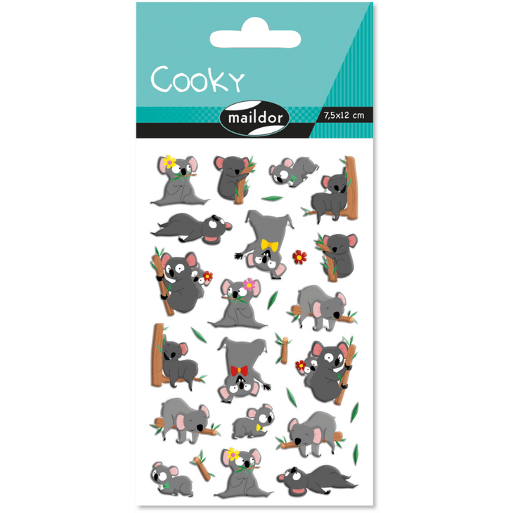 Gommettes Cooky - Koalas - La Ribouldingue