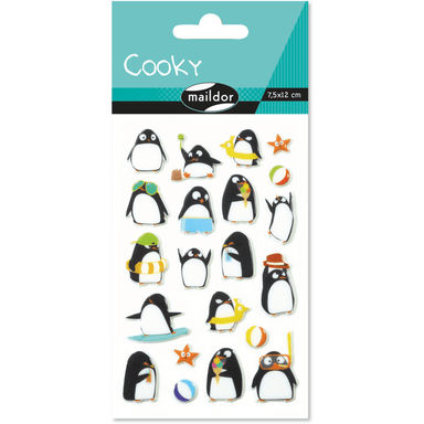 Gommettes Cooky - Pingouins - La Ribouldingue