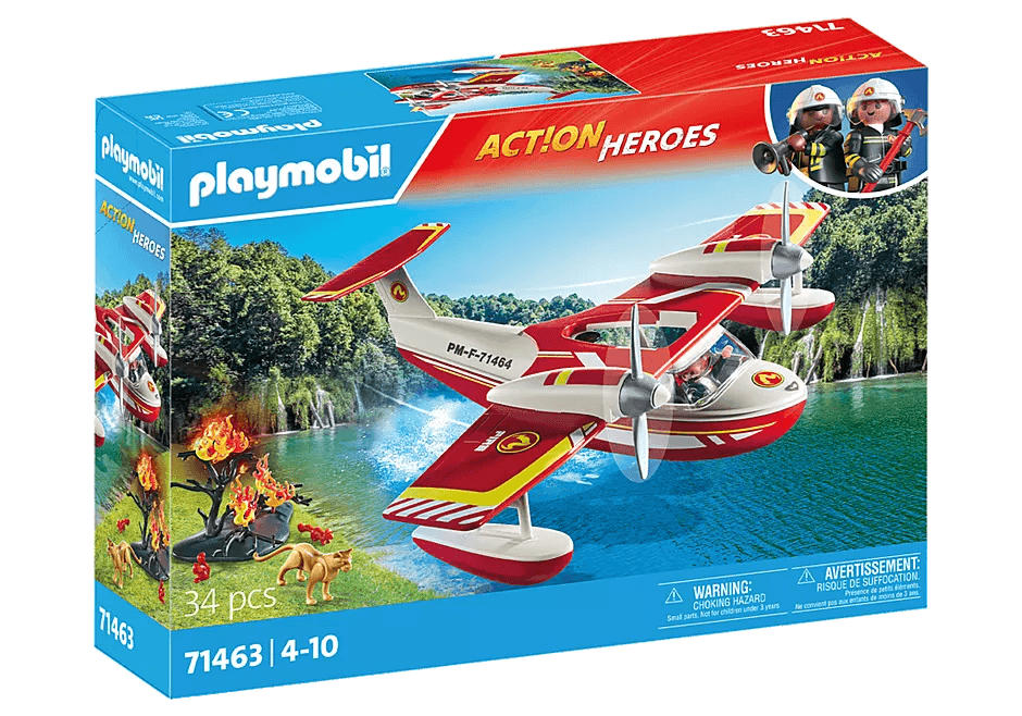 Hydravion avec pompier - Action Heroes - La Ribouldingue