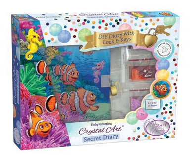 Journal intime Crystal Art - Poissons clowns - La Ribouldingue