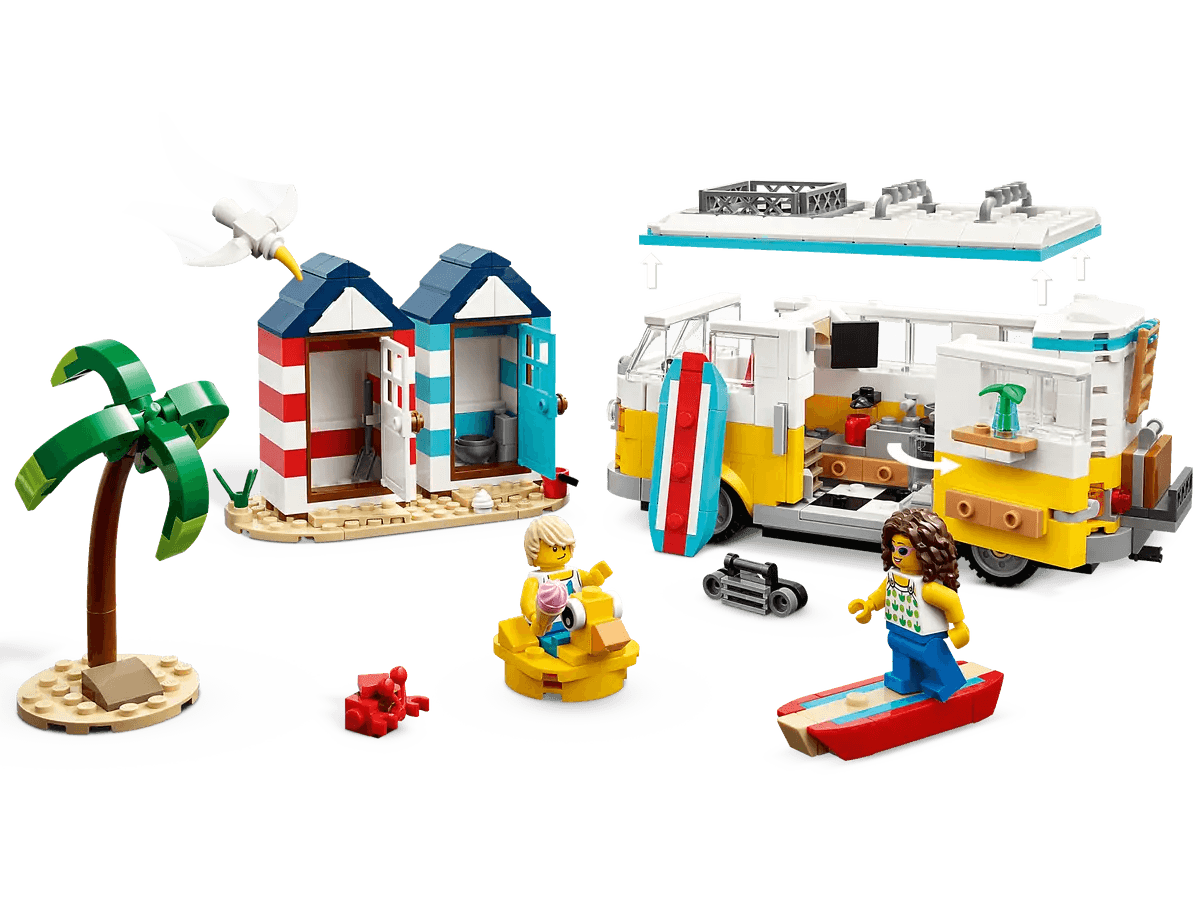 La fourgonnette de camping de plage - Creator - La Ribouldingue