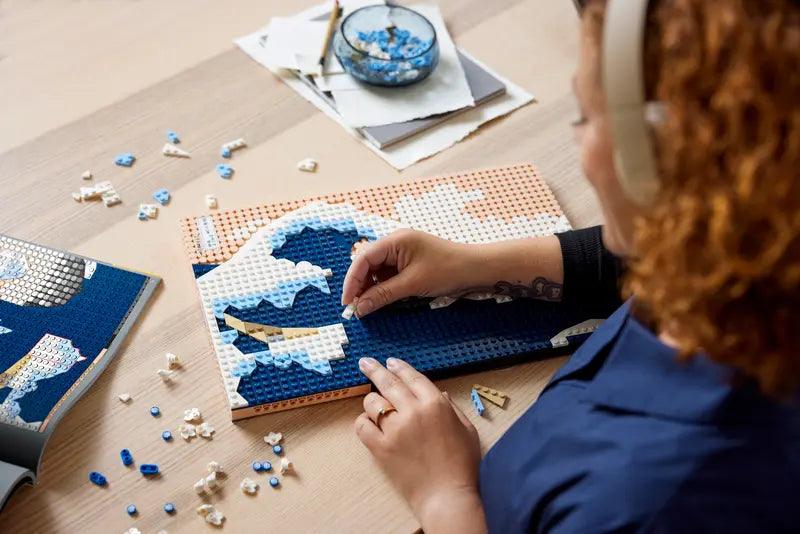 La Grande Vague d'Hokusai - Lego Art - La Ribouldingue