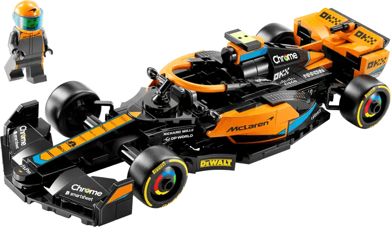 La voiture de course de Formule 1 McLaren 2023 - Speed Champions - La Ribouldingue