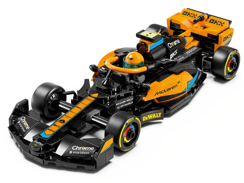 La voiture de course de Formule 1 McLaren 2023 - Speed Champions - La Ribouldingue