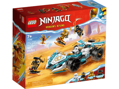 La voiture de course Spinjitzu puissante du dragon de Zane - Ninjago - La Ribouldingue