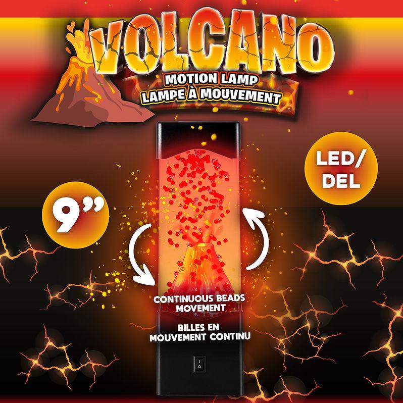 Lampe volcano - 23 cm - La Ribouldingue