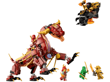 Le dragon de lave transformable de Heatwave - Ninjago - La Ribouldingue