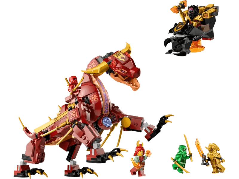 Le dragon de lave transformable de Heatwave - Ninjago - La Ribouldingue