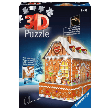 Maison de Noël en pain d’épices illuminée - 257 mcx 3D - La Ribouldingue