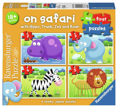 Mes premiers puzzles - Au safari - 2 à 5 mcx - La Ribouldingue