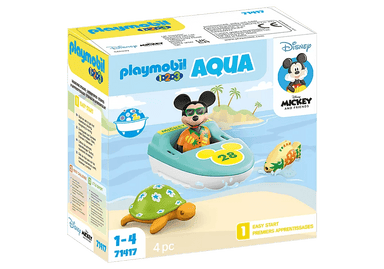 Mickey avec bateau - Playmobil 1-2-3 - La Ribouldingue