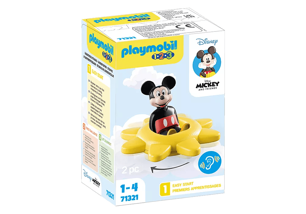 Mickey et Toupie soleil - Playmobil 1-2-3 et Disney - La Ribouldingue