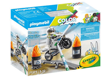 Moto - Playmobil Color - La Ribouldingue