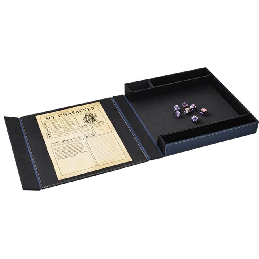 Player Companion: Box and Dice Tray - Midnight Blue - La Ribouldingue