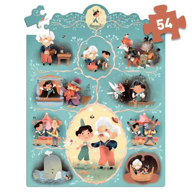 Puzzle Histoire - Pinocchio - 54 mcx - La Ribouldingue