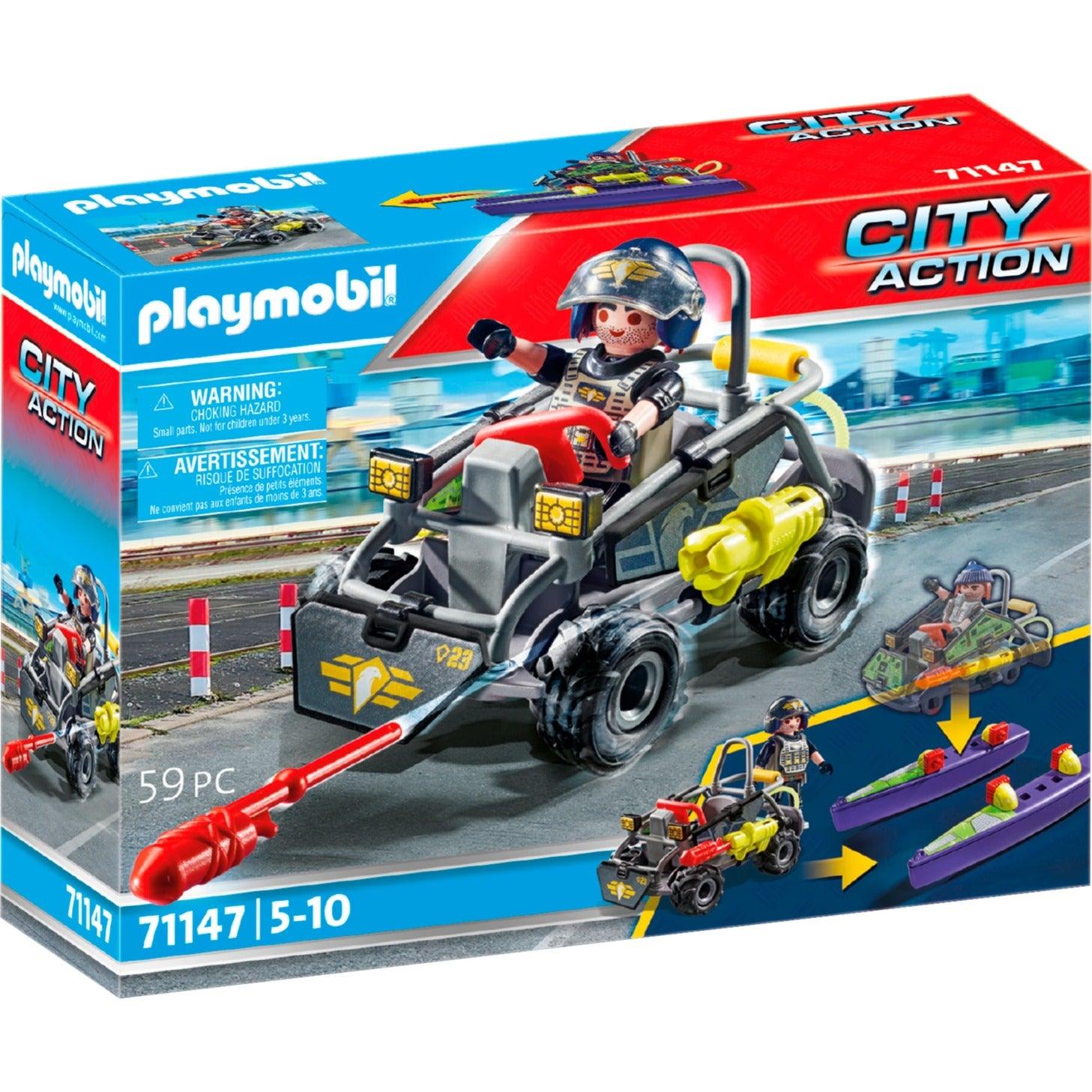 Quad transformable de bandit - City Action - La Ribouldingue