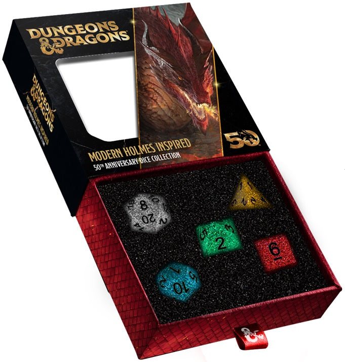 Polyhedral dice set - 50th Anniversary D&D