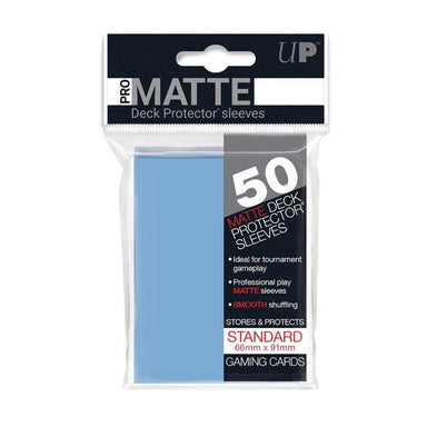 Sleeves - Pro-Matte Standard Bleu pâle - 66 x 91 mm - La Ribouldingue