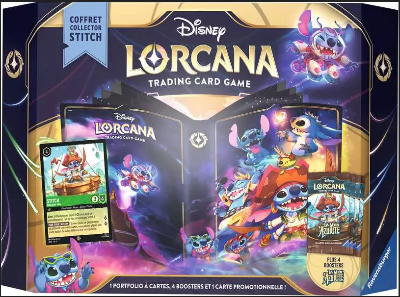 Disney Lorcana: La Mer Azurite - Coffret Cadeau Stitch (Fr)