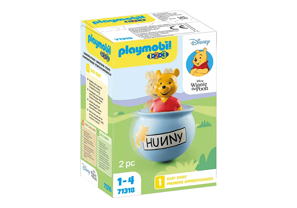 Winnie l'ourson et culbuto pot de miel - Playmobil 1-2-3 et Disney - La Ribouldingue