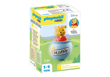 Winnie l'ourson et culbuto pot de miel - Playmobil 1-2-3 et Disney - La Ribouldingue