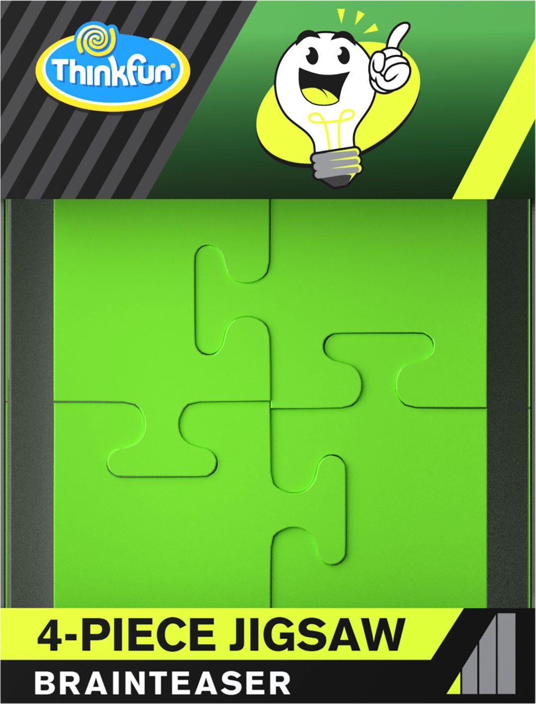 4-Piece Jigsaw - Pocket Brainteaser (Multi) - La Ribouldingue