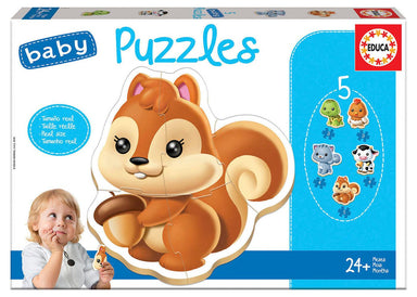 Animaux - Baby Puzzles - 24 mcx - La Ribouldingue