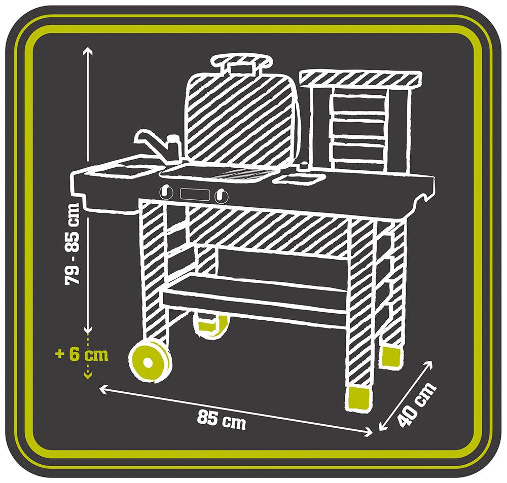 Barbecue Garden Kitchen - Smoby - La Ribouldingue