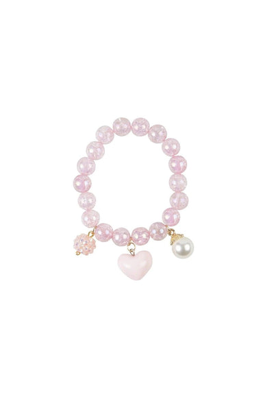 Bracelet - Perles et Coeur - La Ribouldingue