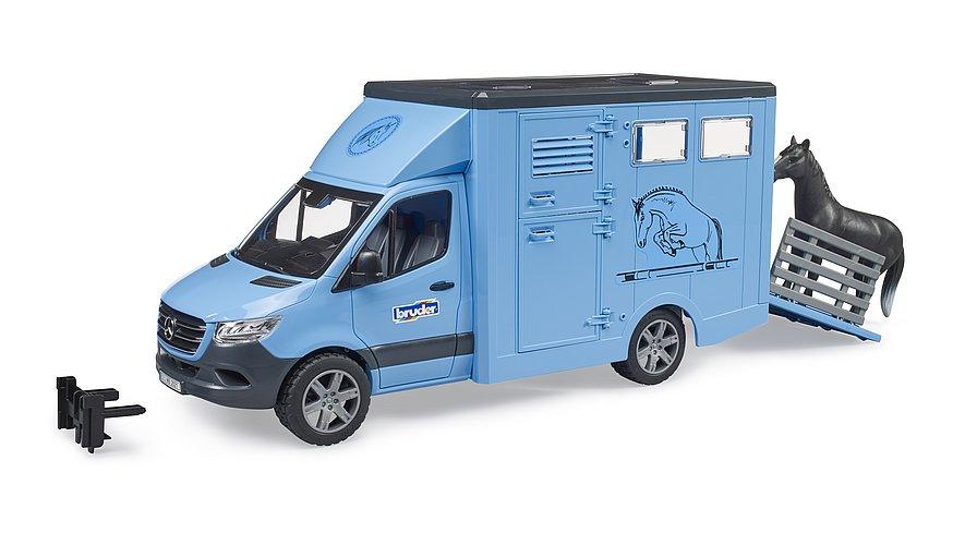 Camion Bétaillère Mercedes Benz Sprinter avec un cheval - La Ribouldingue