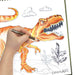 Carnet de croquis créatif Dinosart - La Ribouldingue