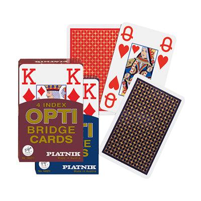 Cartes à Jouer Opti Bridge - Gros Chiffres - La Ribouldingue