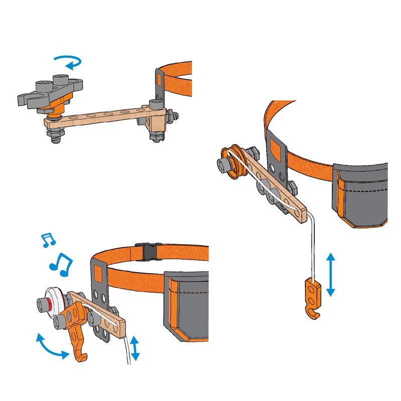 Ceinture à Outils Scientifiques - Inventeur Junior - La Ribouldingue