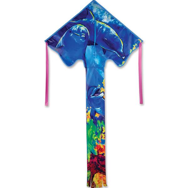 Cerf-Volant 46" - Easy Flyer Kite Large - Dauphin - La Ribouldingue