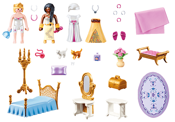 Chambre de princesse avec coiffure - La Ribouldingue