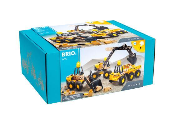 Coffret Builder - Véhicules de chantier Volvo - La Ribouldingue