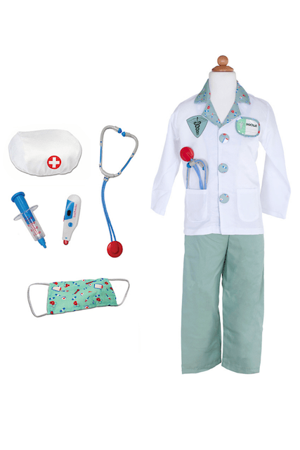 Costume Docteur Bleu 5-6 ans - La Ribouldingue