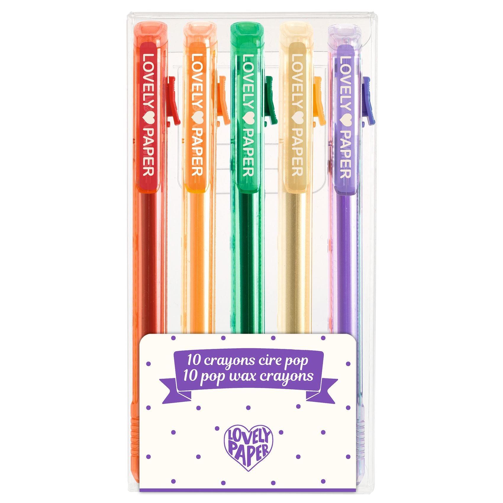 Crayons cire pop (5) - La Ribouldingue