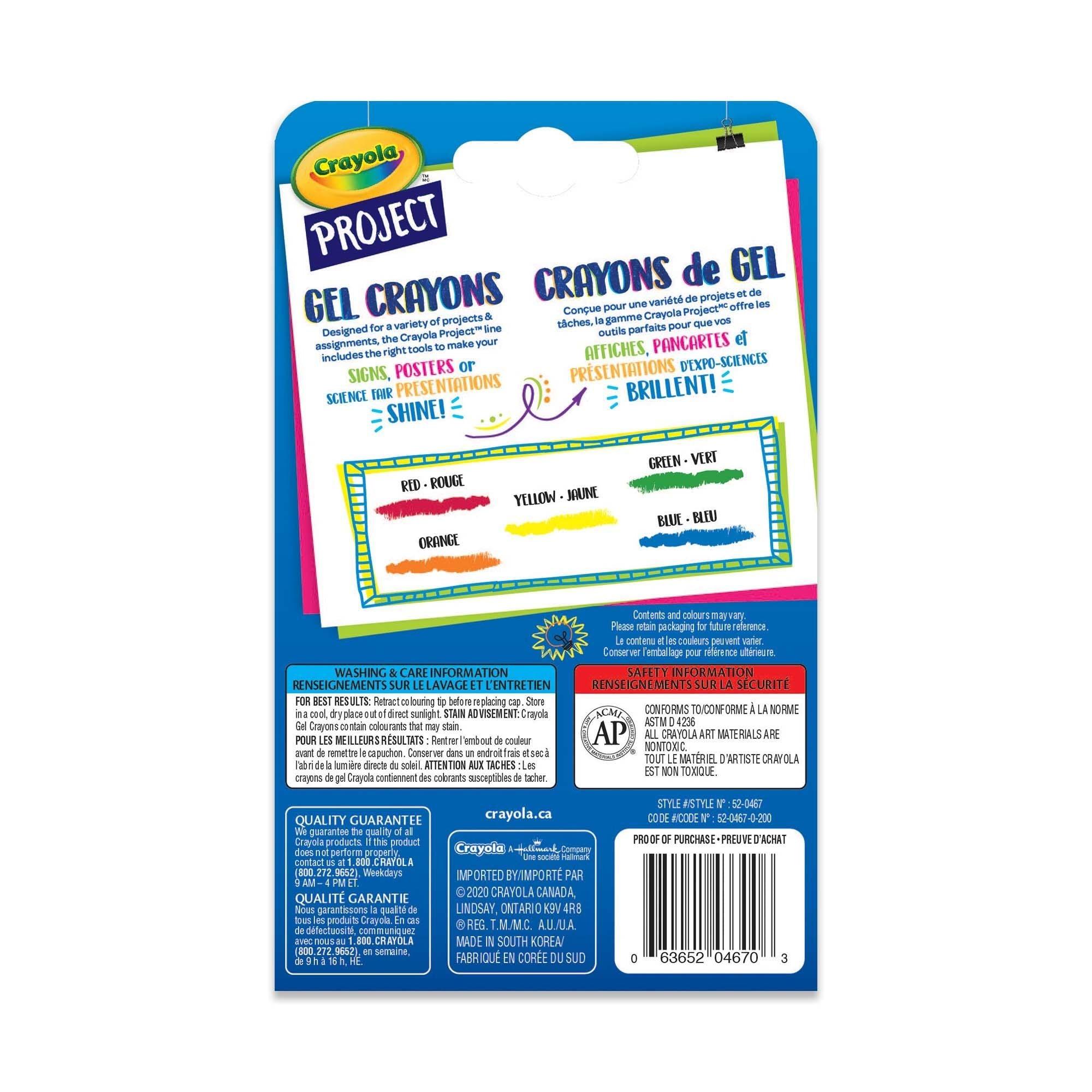 Crayons de gel pour projet (6) - La Ribouldingue