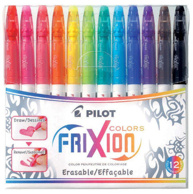 Crayons Feutre Effaçable - Frixion (12) - La Ribouldingue