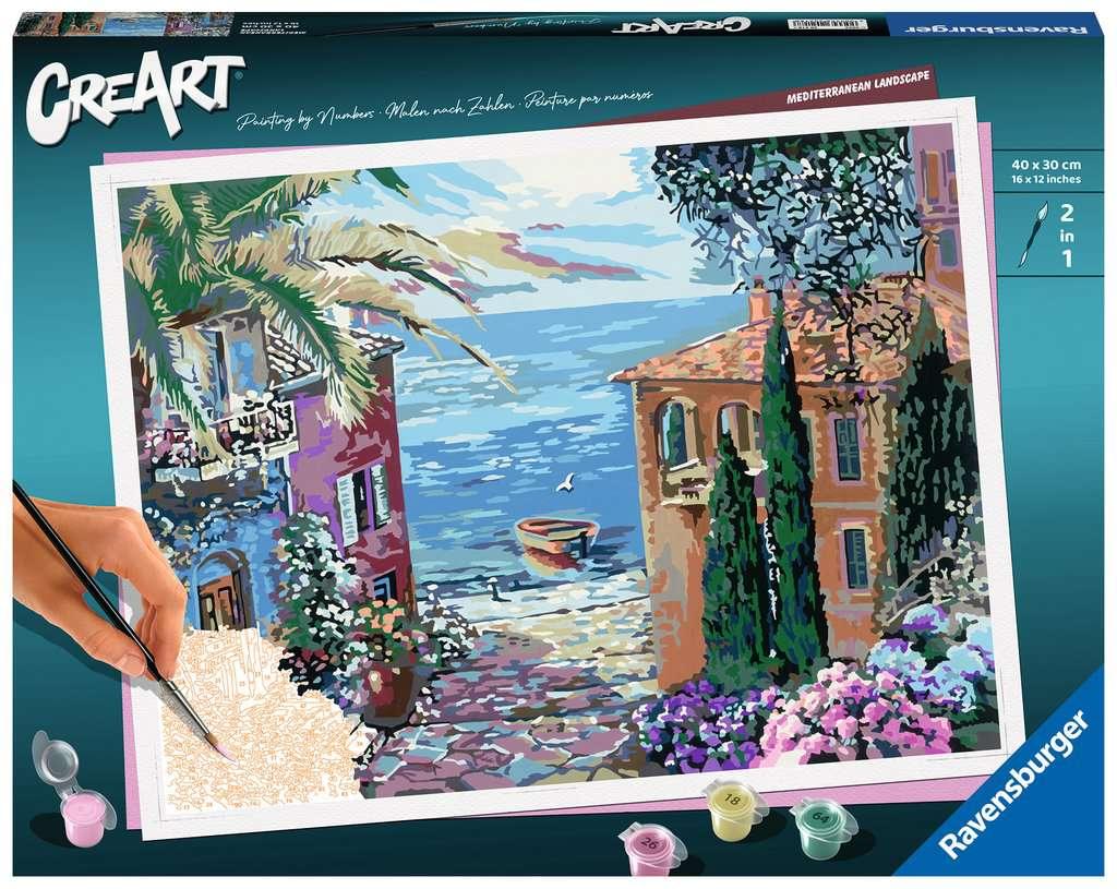 CreArt - Grand format - Mediterranean Landscape - La Ribouldingue