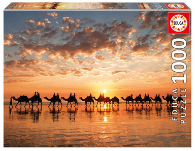 Crépuscule doré à Cable Beach Australie - 1000 mcx - La Ribouldingue