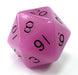 D20 Jumbo Glow in the Dark - Violet / Noir - La Ribouldingue