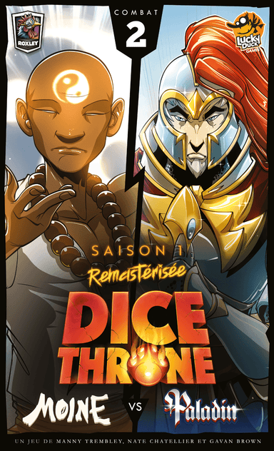 Dice Throne Saison 1 - Moine vs Paladin (Fr) - La Ribouldingue