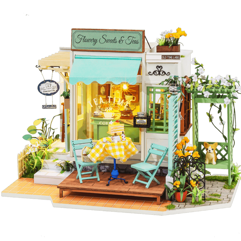 DIY House - Flowery Sweets & Teas - La Ribouldingue