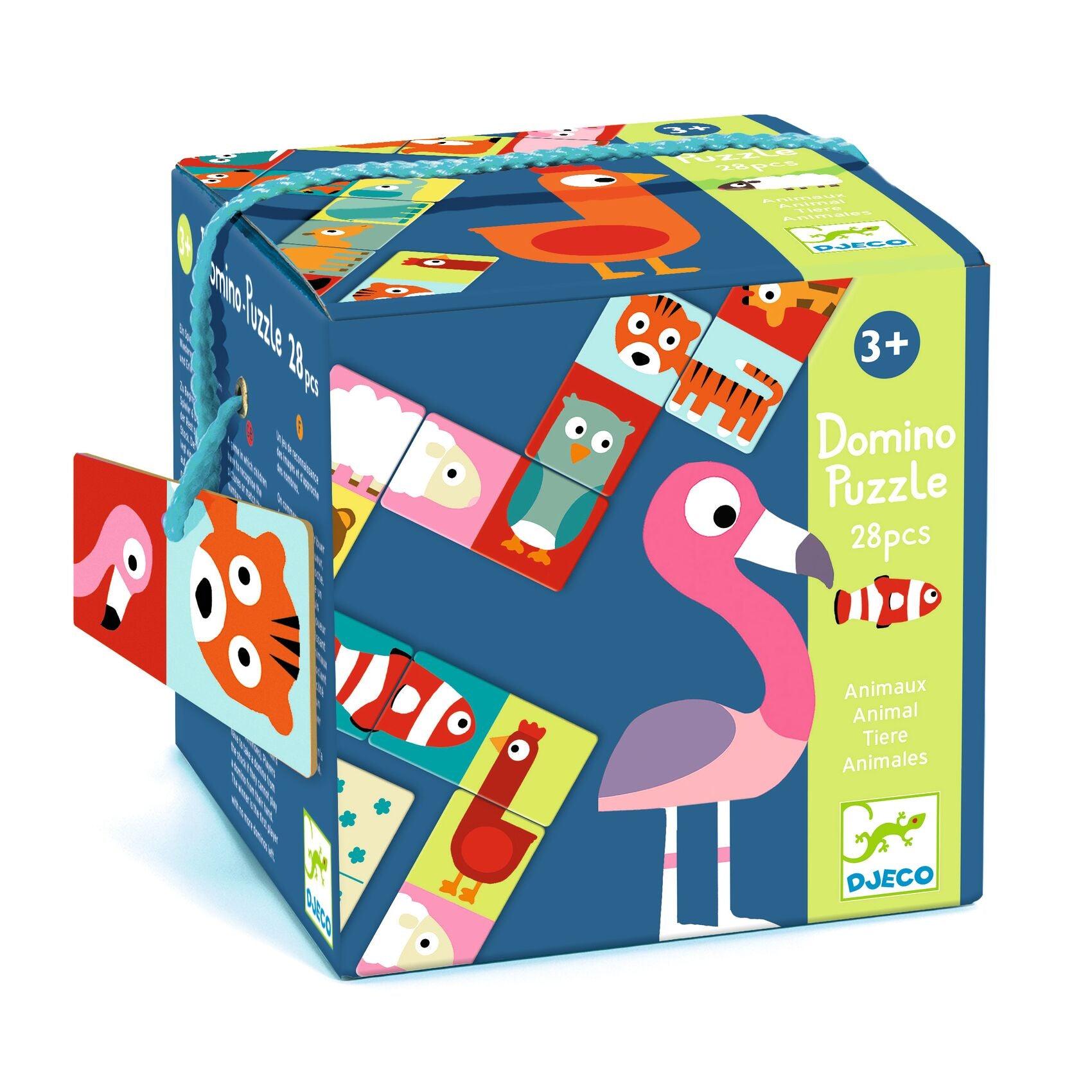 Domino Puzzle - Animaux (Multi) - La Ribouldingue