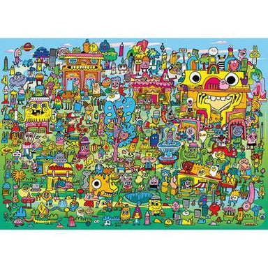 Doodle Village - Burgerman - 1000 mcx - La Ribouldingue