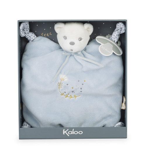 Doudou Ours Bleu - Perle - La Ribouldingue