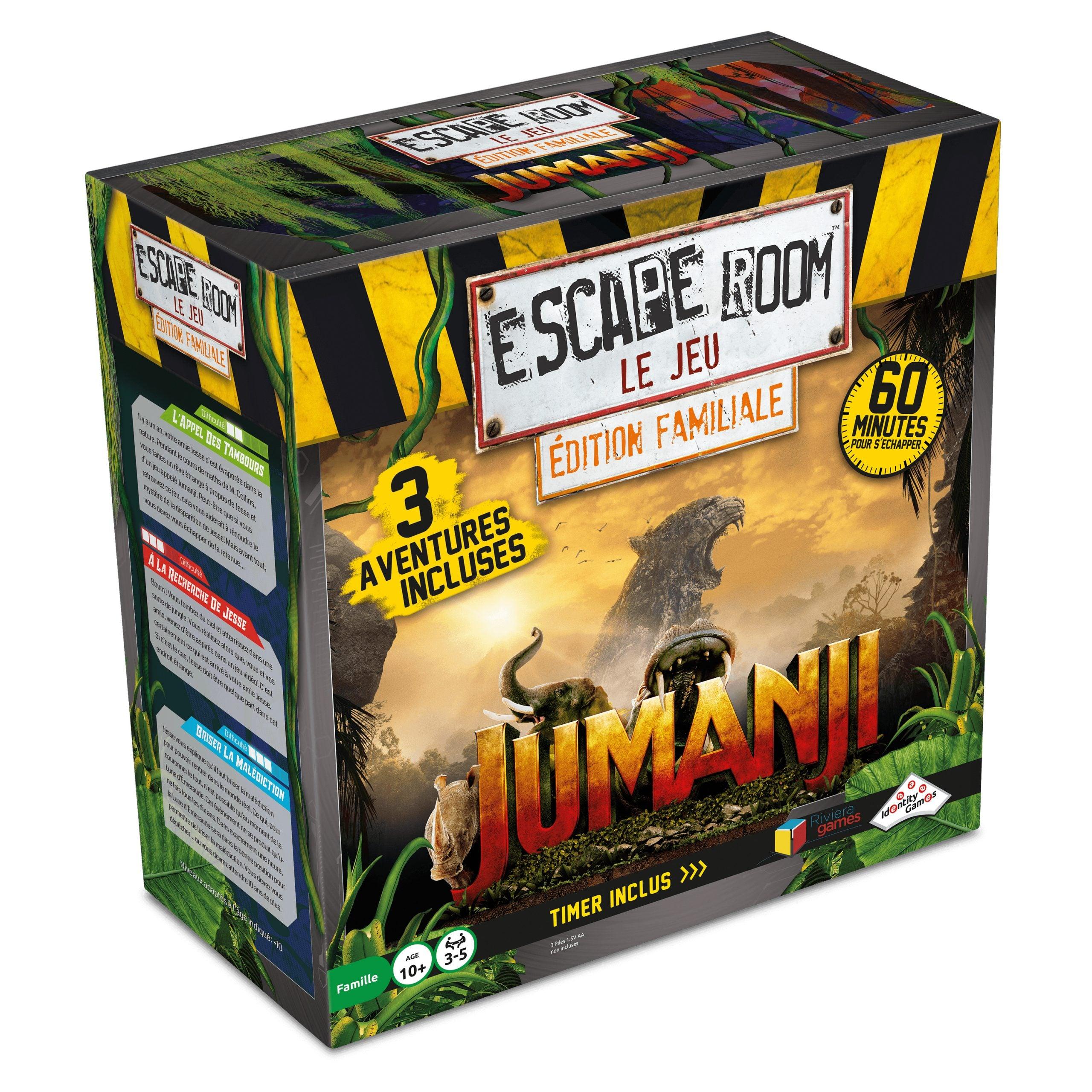 Escape Room Famille - Coffret Jumanji (Fr) - La Ribouldingue